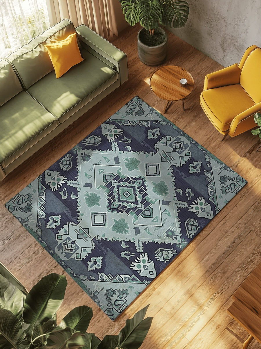 Serenity Meadow Rug | Nature - Inspired Rug by districtoasis