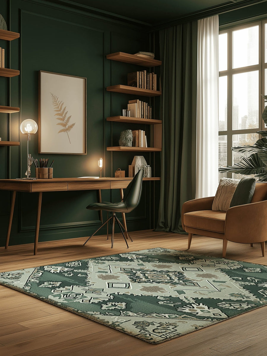 Serenity Meadow Rug | Nature - Inspired Rug by districtoasis