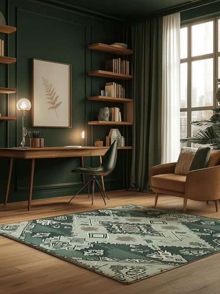Serenity Meadow Rug | Nature - Inspired Rug by districtoasis