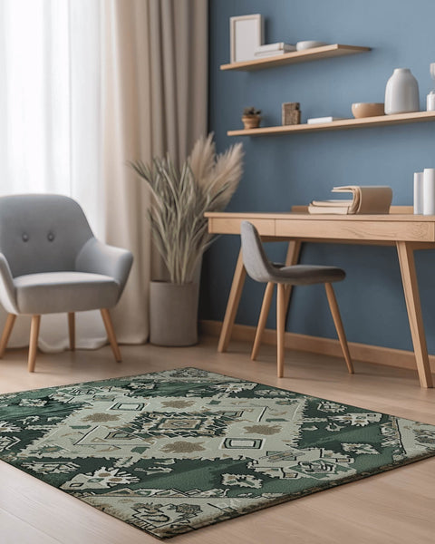 Serenity Meadow Rug – Buenos Aires - Inspired, Soft & Calming | Nature - Inspired Rug by districtoasis