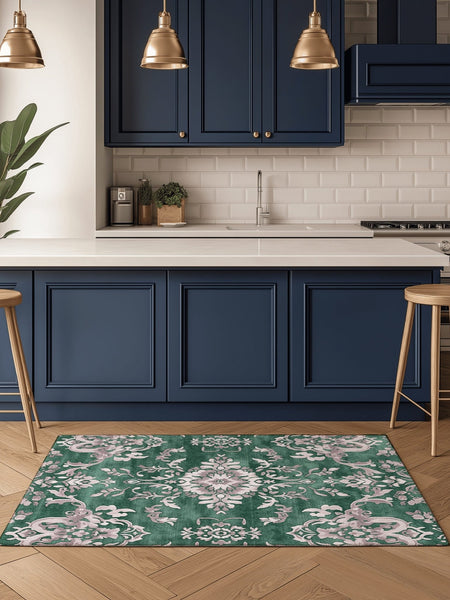 Shrubland Vines Rug | Nature - Inspired Rug by districtoasis