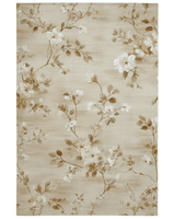 Soft Bloom Pathway Rug – Nordic Autumn - Inspired | Nature - Inspired Rug by districtoasis