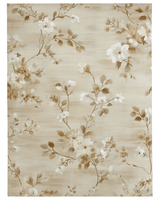 Soft Bloom Pathway Rug – Nordic Autumn - Inspired | Nature - Inspired Rug by districtoasis