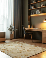 Soft Bloom Pathway Rug – Nordic Autumn - Inspired | Nature - Inspired Rug by districtoasis
