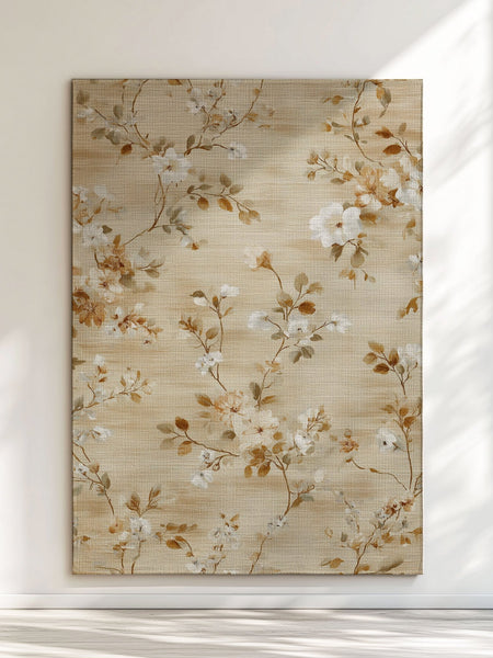 Soft Bloom Pathway Rug – Nordic Autumn - Inspired | Nature - Inspired Rug by districtoasis