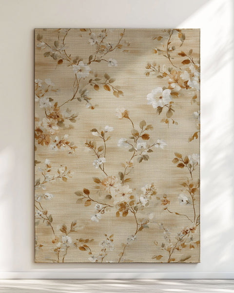 Soft Bloom Pathway Rug – Nordic Autumn - Inspired | Nature - Inspired Rug by districtoasis