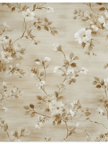 Soft Bloom Pathway Rug – Nordic Autumn - Inspired | Nature - Inspired Rug by districtoasis