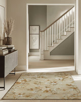 Soft Bloom Pathway Rug – Nordic Autumn - Inspired | Nature - Inspired Rug by districtoasis
