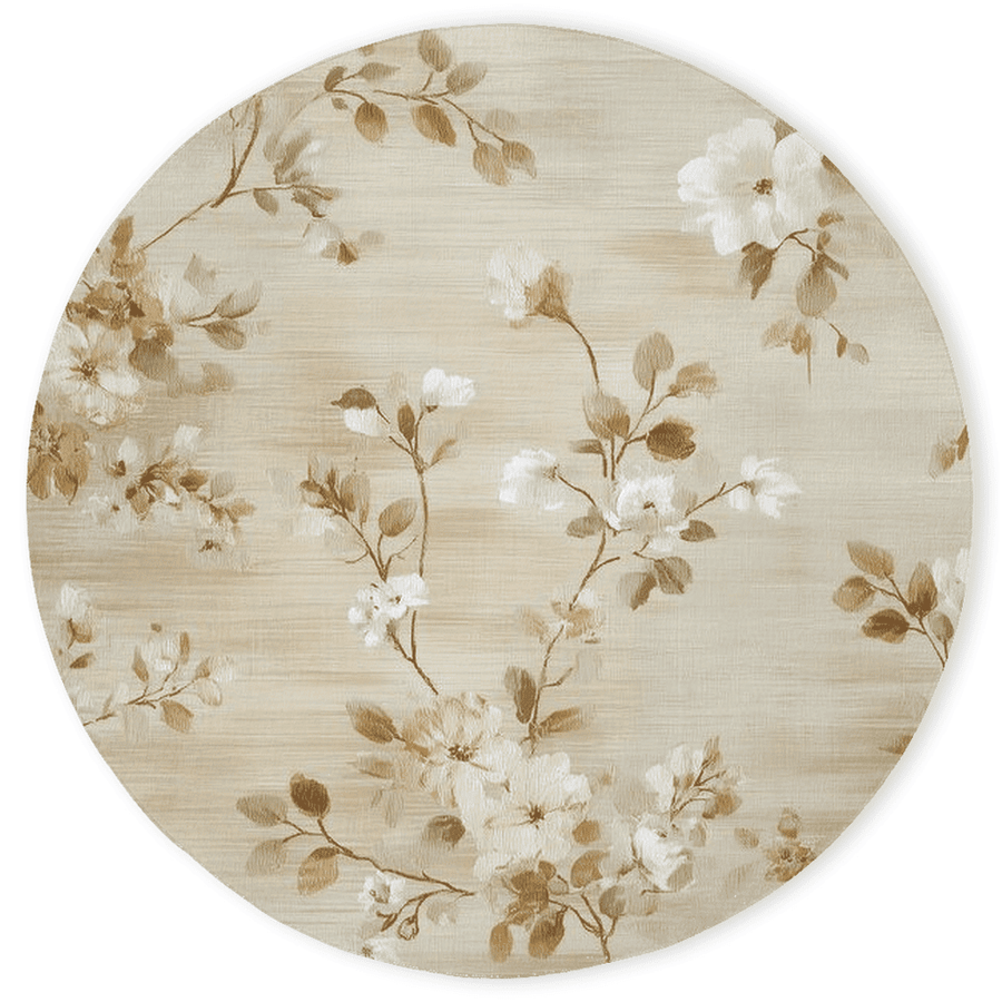 Soft Bloom Pathway Rug – Nordic Autumn - Inspired | Nature - Inspired Rug by districtoasis
