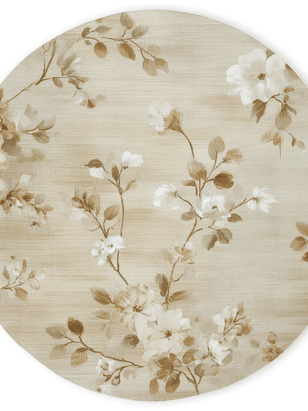 Soft Bloom Pathway Rug – Nordic Autumn - Inspired | Nature - Inspired Rug by districtoasis