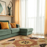Soft Pastel Earth Rug | Nature - Inspired Rug by districtoasis