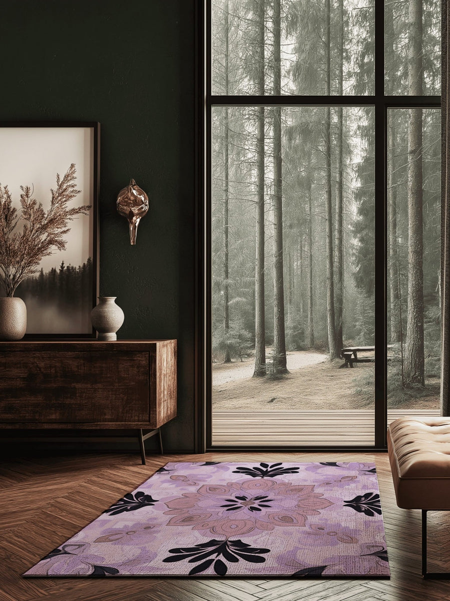 Soft Pastel Earth Rug | Nature - Inspired Rug by districtoasis