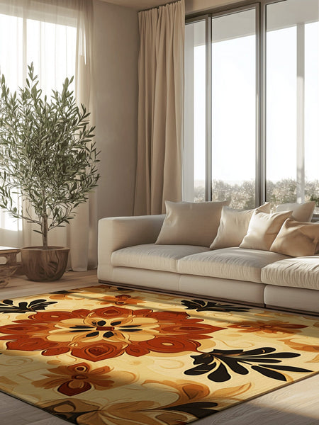 Soft Pastel Earth Rug | Nature - Inspired Rug by districtoasis