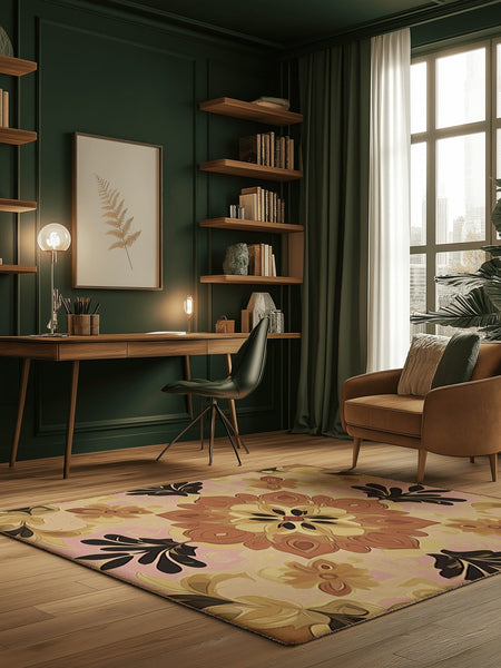 Soft Pastel Earth Rug | Nature - Inspired Rug by districtoasis