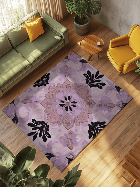 Soft Pastel Earth Rug | Nature - Inspired Rug by districtoasis