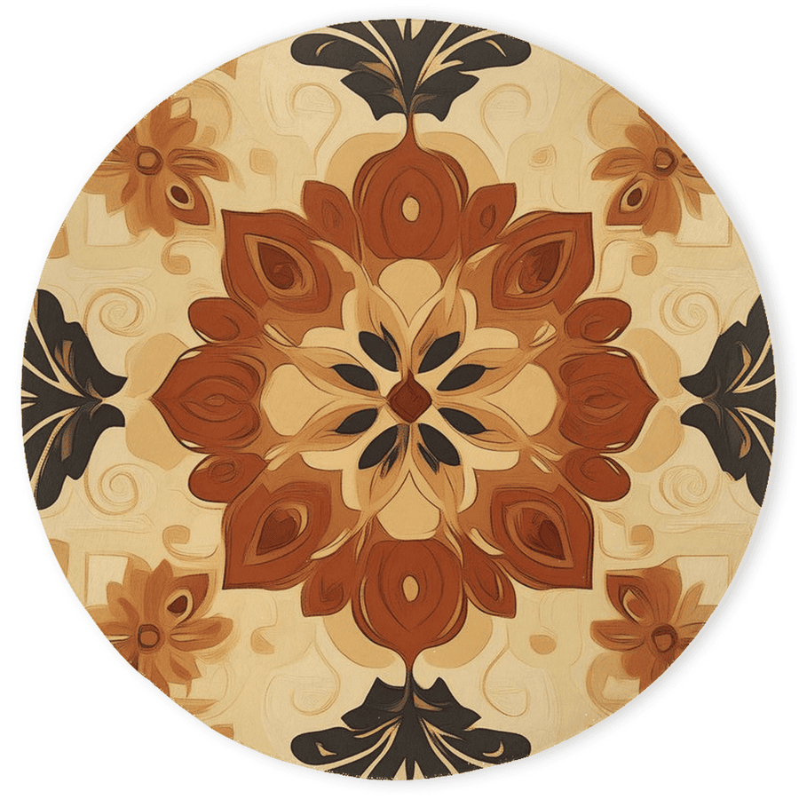 Soft Pastel Earth Rug – India - Inspired, Calming & Premium Quality | Nature - Inspired Rug by districtoasis