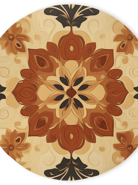 Soft Pastel Earth Rug – India - Inspired, Calming & Premium Quality | Nature - Inspired Rug by districtoasis
