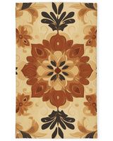 Soft Pastel Earth Rug – India - Inspired, Calming & Premium Quality | Nature - Inspired Rug by districtoasis