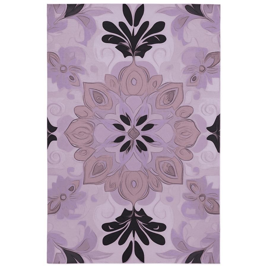 Soft Pastel Earth Rug – India - Inspired, Calming & Premium Quality | Nature - Inspired Rug by districtoasis