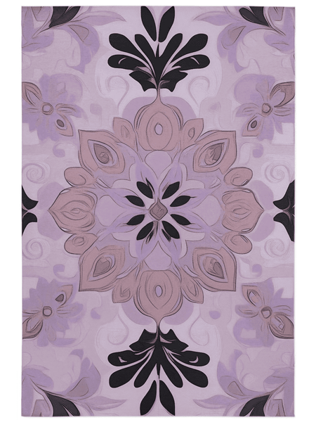 Soft Pastel Earth Rug – India - Inspired, Calming & Premium Quality | Nature - Inspired Rug by districtoasis