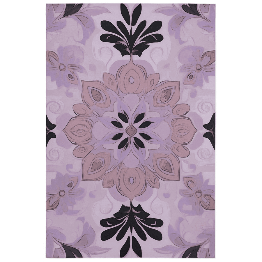 Soft Pastel Earth Rug – India - Inspired, Calming & Premium Quality | Nature - Inspired Rug by districtoasis