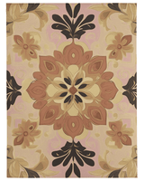 Soft Pastel Earth Rug – India - Inspired, Calming & Premium Quality | Nature - Inspired Rug by districtoasis