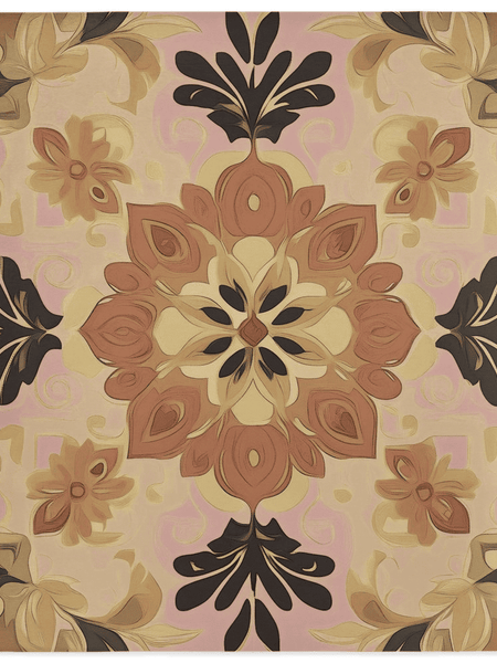 Soft Pastel Earth Rug – India - Inspired, Calming & Premium Quality | Nature - Inspired Rug by districtoasis