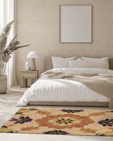 Soft Pastel Earth Rug – India - Inspired, Calming & Premium Quality | Nature - Inspired Rug by districtoasis
