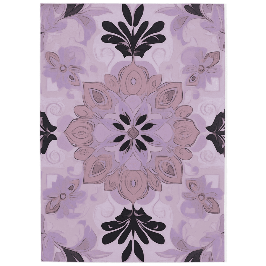 Soft Pastel Earth Rug – India - Inspired, Calming & Premium Quality | Nature - Inspired Rug by districtoasis
