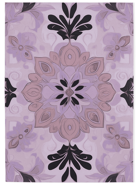 Soft Pastel Earth Rug – India - Inspired, Calming & Premium Quality | Nature - Inspired Rug by districtoasis