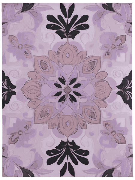 Soft Pastel Earth Rug – India - Inspired, Calming & Premium Quality | Nature - Inspired Rug by districtoasis