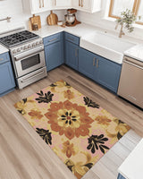 Soft Pastel Earth Rug – India - Inspired, Calming & Premium Quality | Nature - Inspired Rug by districtoasis