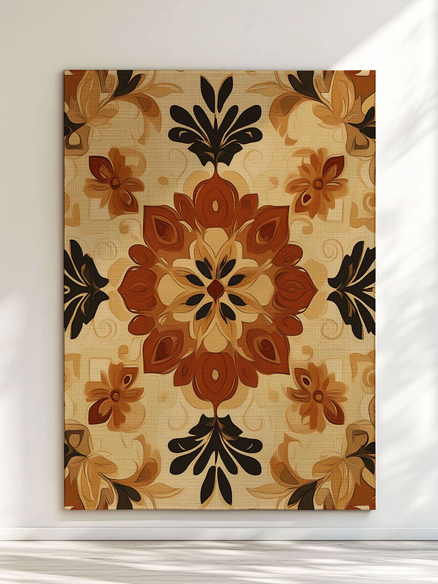 Soft Pastel Earth Rug – India - Inspired, Calming & Premium Quality | Nature - Inspired Rug by districtoasis