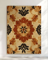 Soft Pastel Earth Rug – India - Inspired, Calming & Premium Quality | Nature - Inspired Rug by districtoasis