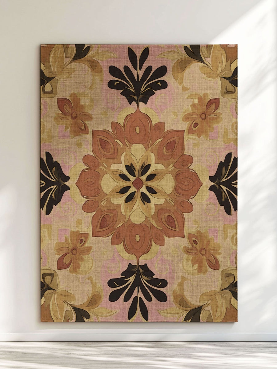 Soft Pastel Earth Rug – India - Inspired, Calming & Premium Quality | Nature - Inspired Rug by districtoasis