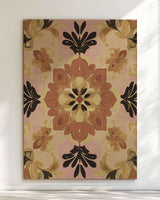 Soft Pastel Earth Rug – India - Inspired, Calming & Premium Quality | Nature - Inspired Rug by districtoasis
