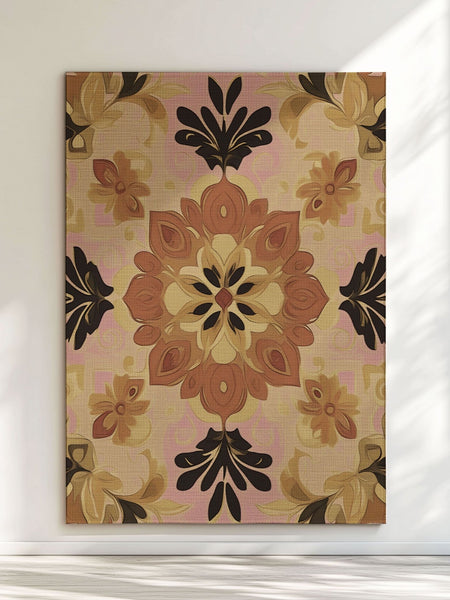 Soft Pastel Earth Rug – India - Inspired, Calming & Premium Quality | Nature - Inspired Rug by districtoasis