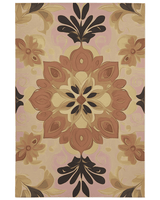 Soft Pastel Earth Rug – India - Inspired, Calming & Premium Quality | Nature - Inspired Rug by districtoasis