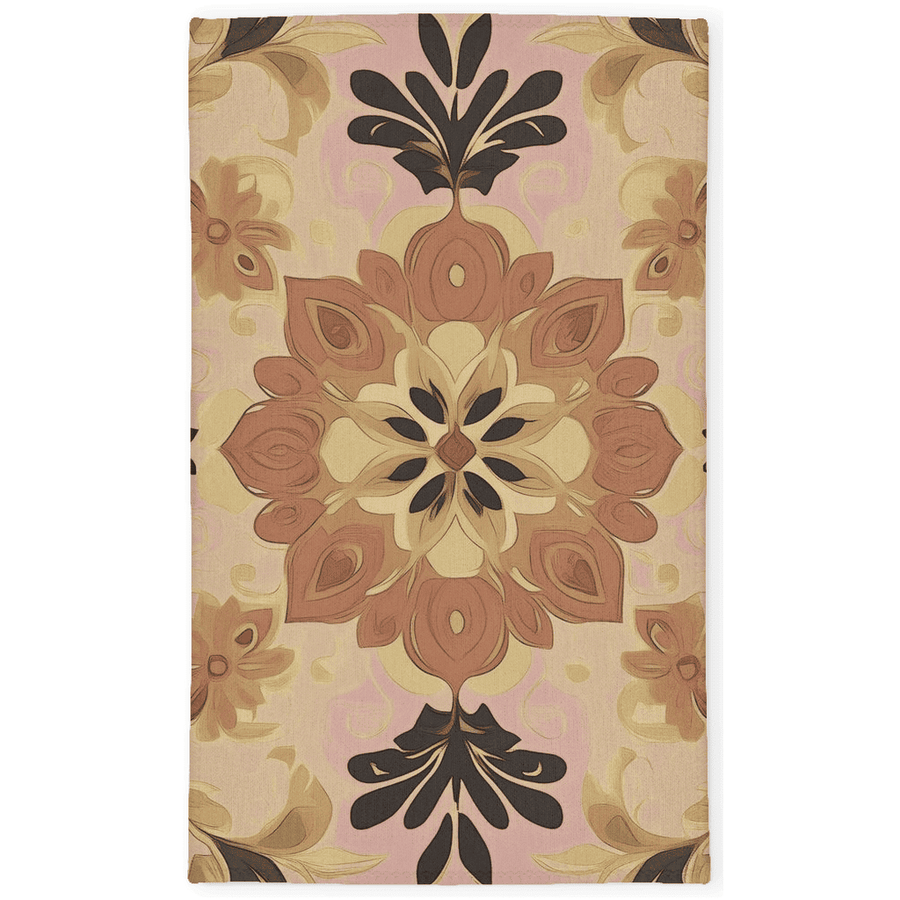 Soft Pastel Earth Rug – India - Inspired, Calming & Premium Quality | Nature - Inspired Rug by districtoasis