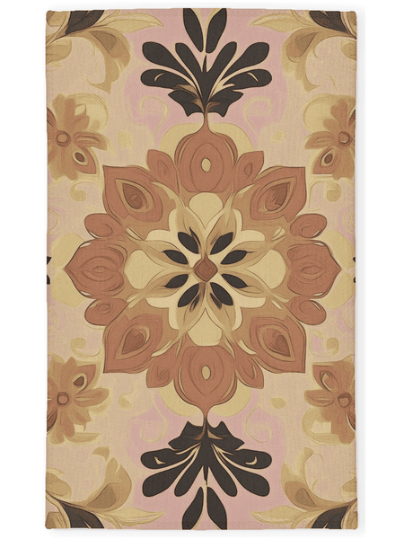 Soft Pastel Earth Rug – India - Inspired, Calming & Premium Quality | Nature - Inspired Rug by districtoasis