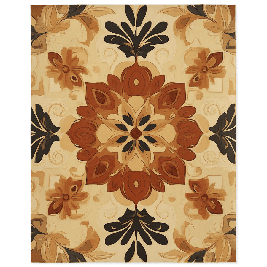 Soft Pastel Earth Rug – India - Inspired, Calming & Premium Quality | Nature - Inspired Rug by districtoasis