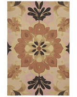 Soft Pastel Earth Rug – India - Inspired, Calming & Premium Quality | Nature - Inspired Rug by districtoasis