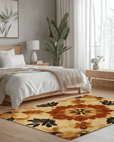 Soft Pastel Earth Rug – India - Inspired, Calming & Premium Quality | Nature - Inspired Rug by districtoasis