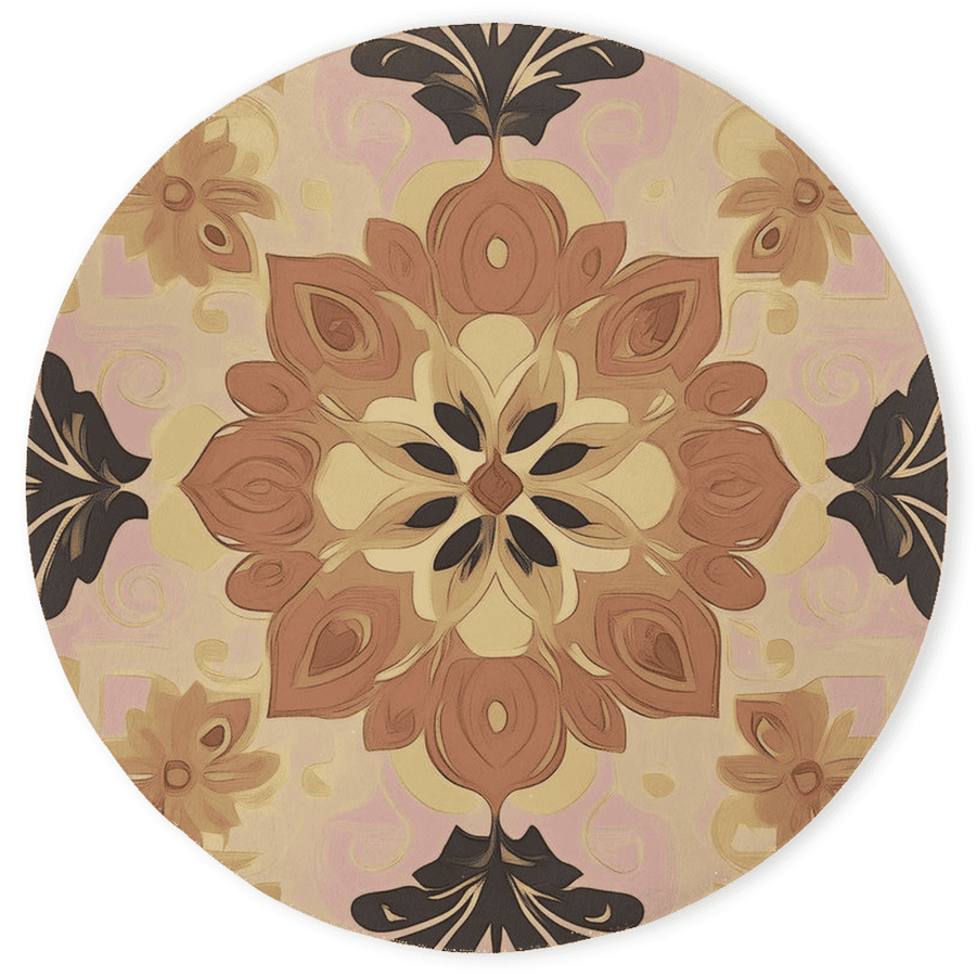 Soft Pastel Earth Rug – India - Inspired, Calming & Premium Quality | Nature - Inspired Rug by districtoasis