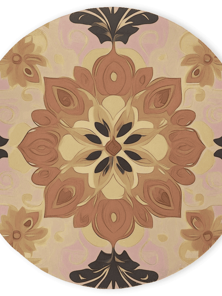 Soft Pastel Earth Rug – India - Inspired, Calming & Premium Quality | Nature - Inspired Rug by districtoasis
