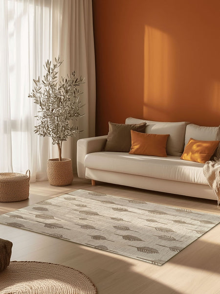 Soft Reed Flow Rug | Nature - Inspired Rug by districtoasis
