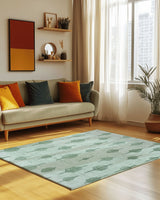 Soft Reed Flow Rug | Nature - Inspired Rug by districtoasis