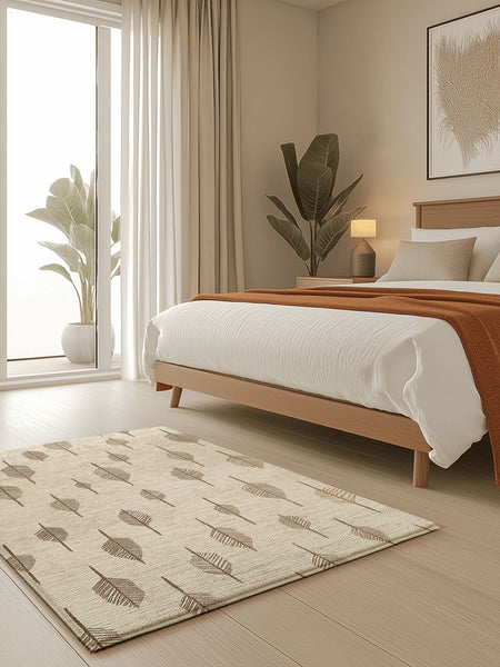 Soft Reed Flow Rug | Nature - Inspired Rug by districtoasis