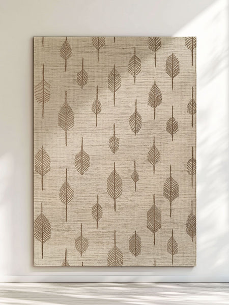 Soft Reed Flow Rug – Wind - Swept Elegance, Soft & Calming | Nature - Inspired Rug by districtoasis