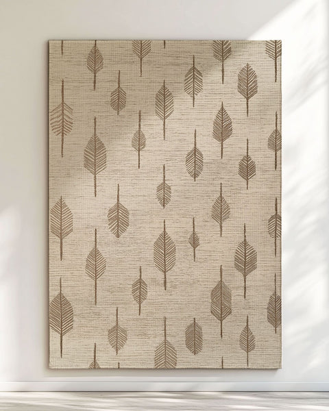 Soft Reed Flow Rug – Wind - Swept Elegance, Soft & Calming | Nature - Inspired Rug by districtoasis